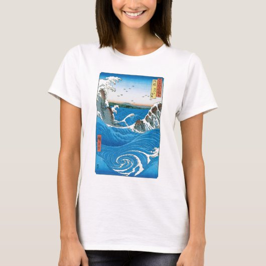 Provinz Awa, Naruto Whirlpools von Ando Hiroshige T-Shirt (Vorderseite)