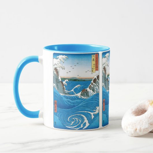 Provinz Awa, Naruto Whirlpools von Ando Hiroshige Tasse (Mit Donut)
