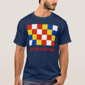 Provinz Belgien FlaggeAntwerpen Anvers Antwerpen T-Shirt (Vorderseite)