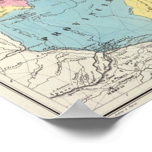 Provinz Caracas Poster (Ecke)