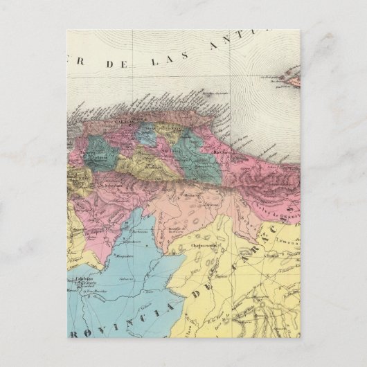 Provinz Caracas Postkarte (Vorderseite)