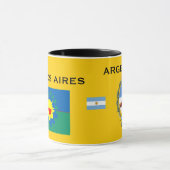 Provinz-Flaggen-Tasse Buenos Aires (Argentinien) Tasse (Zentrum)