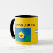 Provinz-Flaggen-Tasse Buenos Aires (Argentinien) Tasse (Vorderseite Links)