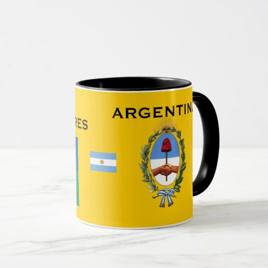 Provinz-Flaggen-Tasse Buenos Aires (Argentinien) Tasse (VorderseiteRechts)