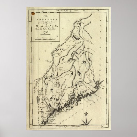 Provinz Maine Poster (Vorne)