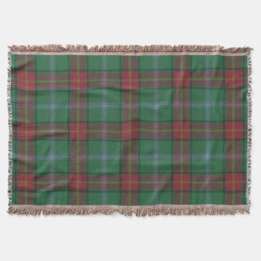 Provinz Manitoba Original Tartan Decke (Vorderseite)