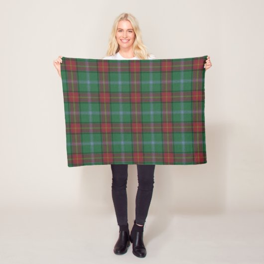 Provinz Manitoba Original Tartan Fleecedecke (Beispiel)
