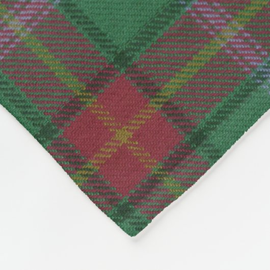Provinz Manitoba Original Tartan Fleecedecke (Ecke)