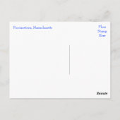 Provinz, Massachusetts Cape Cod Post Card Postkarte (Rückseite)