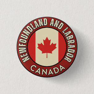 Provinz Neufundland und Labrador Kanada Button