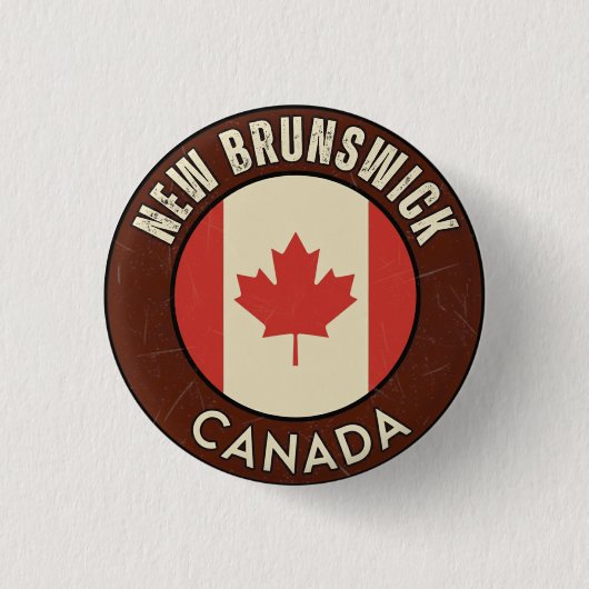 Provinz New Brunswick Kanada Button (Vorderseite)