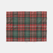 Provinz New Brunswick Original Tartan Fleecedecke (Vorderseite (Horizontal))