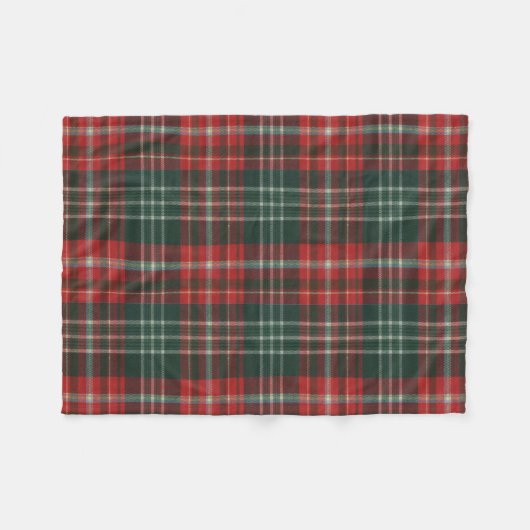 Provinz New Brunswick Original Tartan Fleecedecke (Vorderseite (Horizontal))