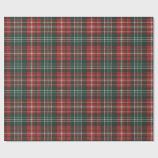 Provinz New Brunswick Tartan Wrapping Paper Geschenkpapier (Flach)