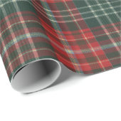 Provinz New Brunswick Tartan Wrapping Paper Geschenkpapier (Rolleneckpunkt)
