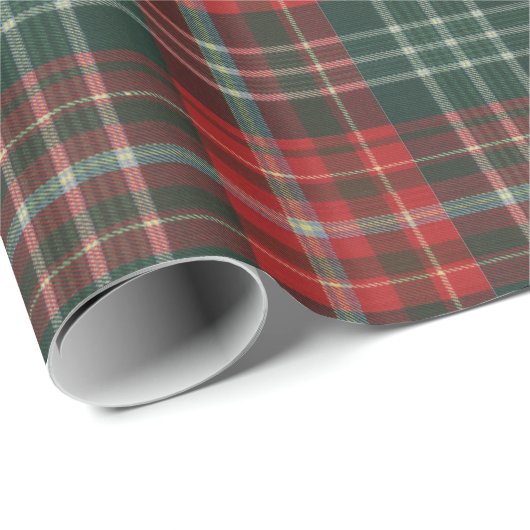 Provinz New Brunswick Tartan Wrapping Paper Geschenkpapier (Rolleneckpunkt)