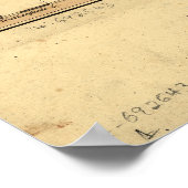 Provinz New York & New Jersey Karte (1776) Poster (Ecke)