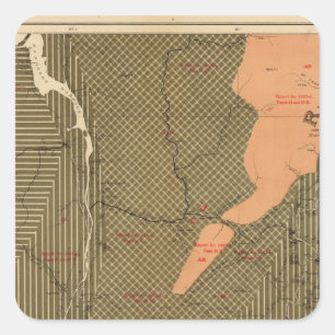 Provinz Nova Scotia Insel Kap Breton 3 Quadratischer Aufkleber