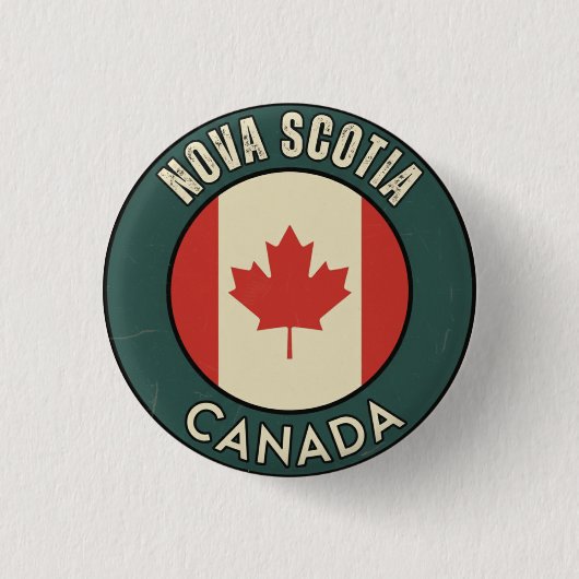 Provinz Nova Scotia Kanada Button (Vorderseite)