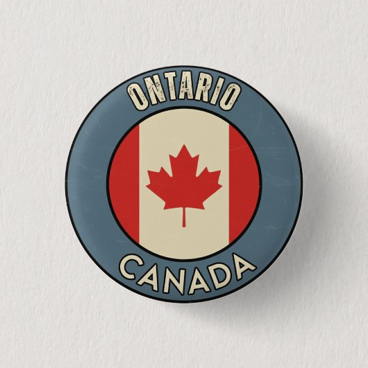 Provinz Ontario Kanada Button (Vorderseite)