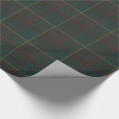 Provinz Ontario Tartan Wrapping Paper Geschenkpapier (Ecke)