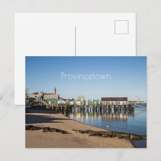 Provinz Postkarte (Vorne/Hinten)