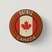 Provinz Quebec Kanada Button (Vorderseite)