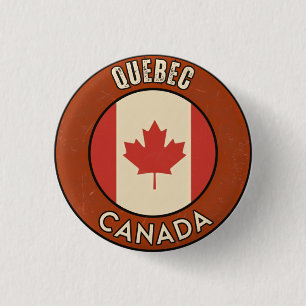 Provinz Quebec Kanada Button