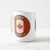 Provinz Quebec Kanada Kaffeetasse (Vorderseite Links)