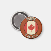 Provinz Quebec Kanada Magnet (Vorderseite/Rückseite)