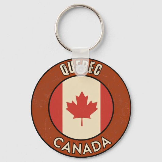 Provinz Quebec Kanada Schlüsselanhänger (Vorderseite)