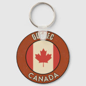 Provinz Quebec Kanada Schlüsselanhänger (Rückseite)