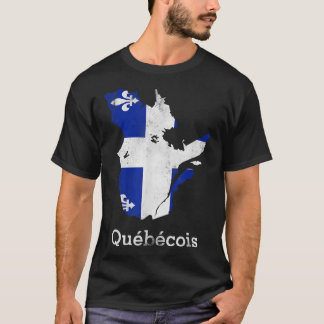 Provinz Quebec - Montreal Französisch Quebecois T-Shirt