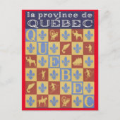 Provinz Québec Postkarte (Vorderseite)