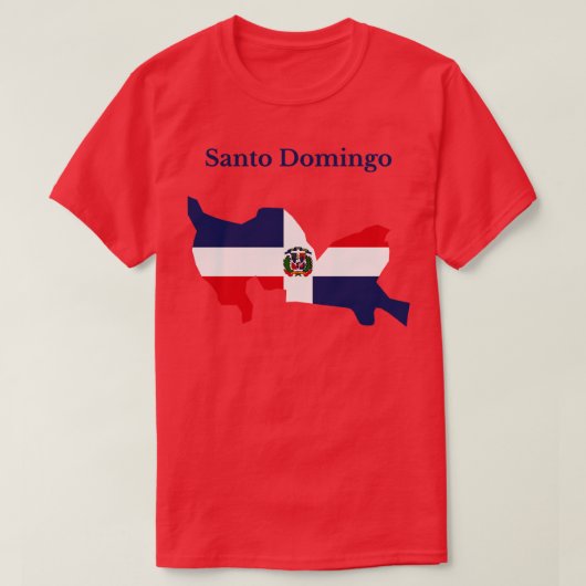Provinz Santo Domingo Dominikanische Republik T-Shirt (Design vorne)