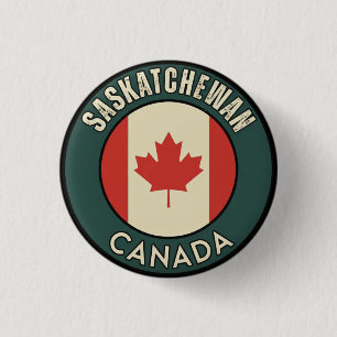 Provinz Saskatchewan Kanada Button