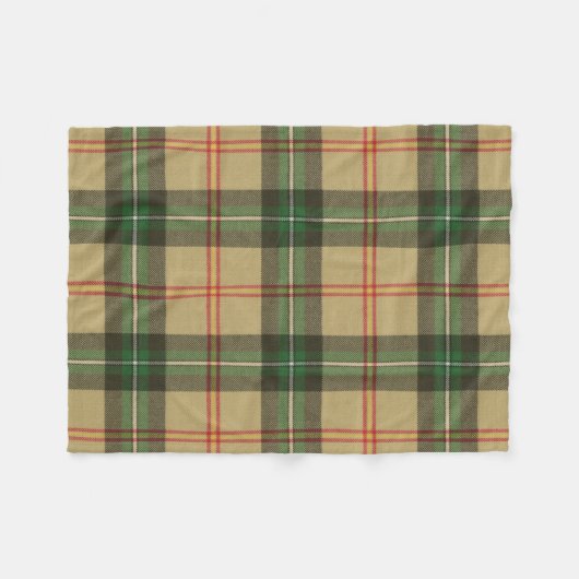 Provinz Saskatchewan Original Tartan Fleecedecke (Vorderseite (Horizontal))