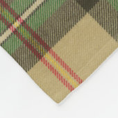 Provinz Saskatchewan Original Tartan Fleecedecke (Ecke)