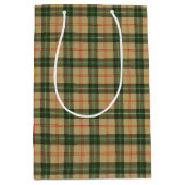 Provinz Saskatchewan Original Tartan Mittlere Geschenktüte (Vorderseite)