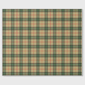 Provinz Saskatchewan Tartan Wrapping Paper Geschenkpapier (Flach)