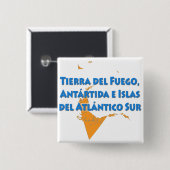 Provinz Tierra del Fuego Button (Vorne & Hinten)