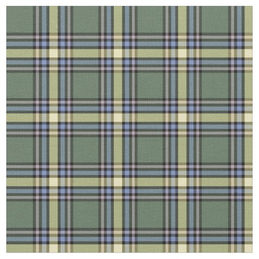 Provinz von Alberta Kanada Tartan Stoff (Nahaufnahme)