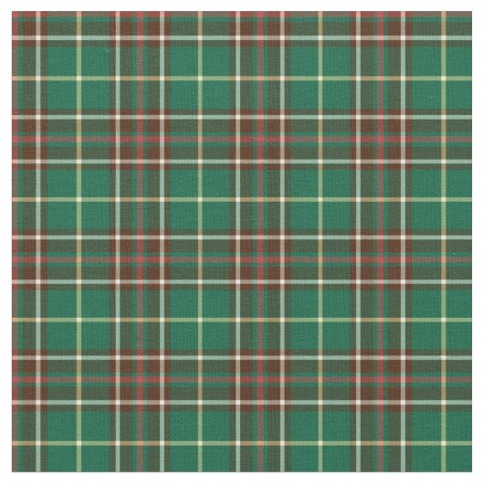 Provinz von Neufundland Kanada Tartan Stoff (Nahaufnahme)