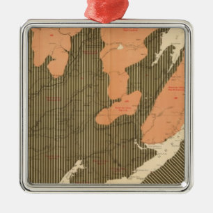 Provinz von Neuschottland-Insel von Kap-Bretonen Silbernes Ornament