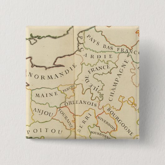 Provinzen, Frankreich Button (Vorderseite)