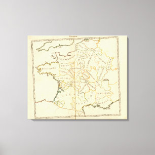 Provinzen, Frankreich Leinwanddruck