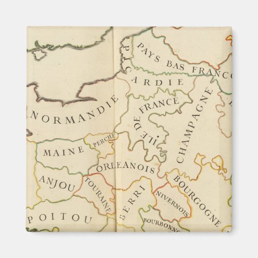 Provinzen, Frankreich Magnet (Vorne)