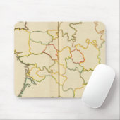 Provinzen, Kontur Frankreich Mousepad (Mit Mouse)