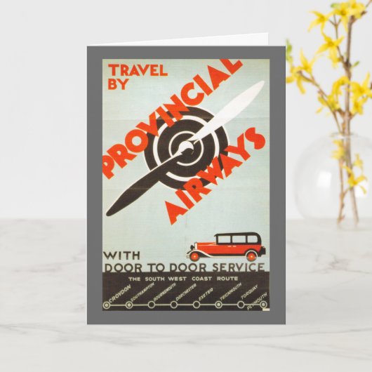 Provinzfluggesellschaften Karte (Gelbe Blume)