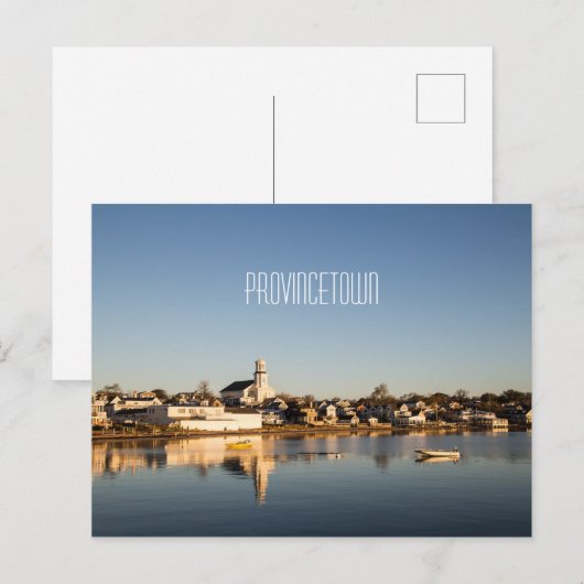 Provinzstadt Postkarte (Vorne/Hinten)